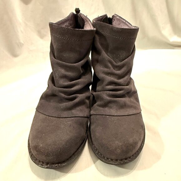 Dansko Arisa Gray Ankle Boots w/ Back Zip Casual Comfort Booties 40/ 9.5 10 - Picture 3 of 11